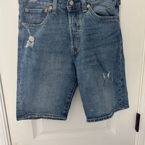 Men's Blue Denim Shorts